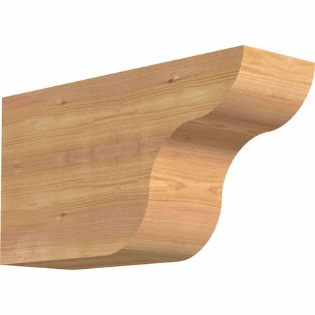Ekena Millwork Carmel Smooth Rafter Tail, Western Red Cedar, 5 1/2"W x 10"H x 18"L RFT06X10X18CAR00SWR